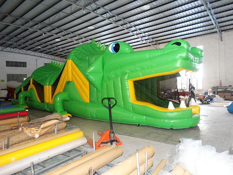 Outdoor Funny Crocodile Inflatable Course with Great Ideas2