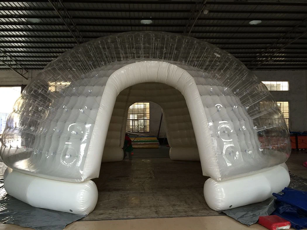 Double transparent tent2