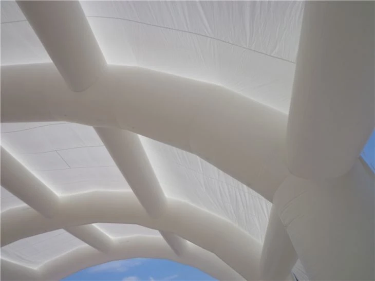 white inflatable marquee