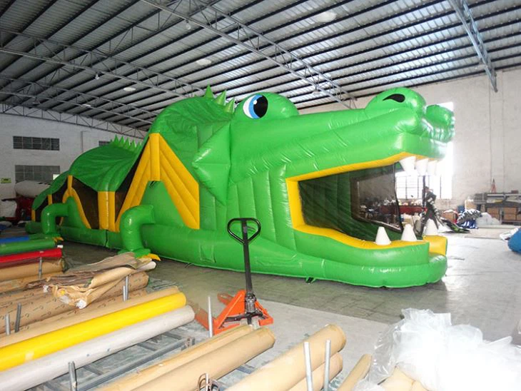 crocodile inflatable obstacle course