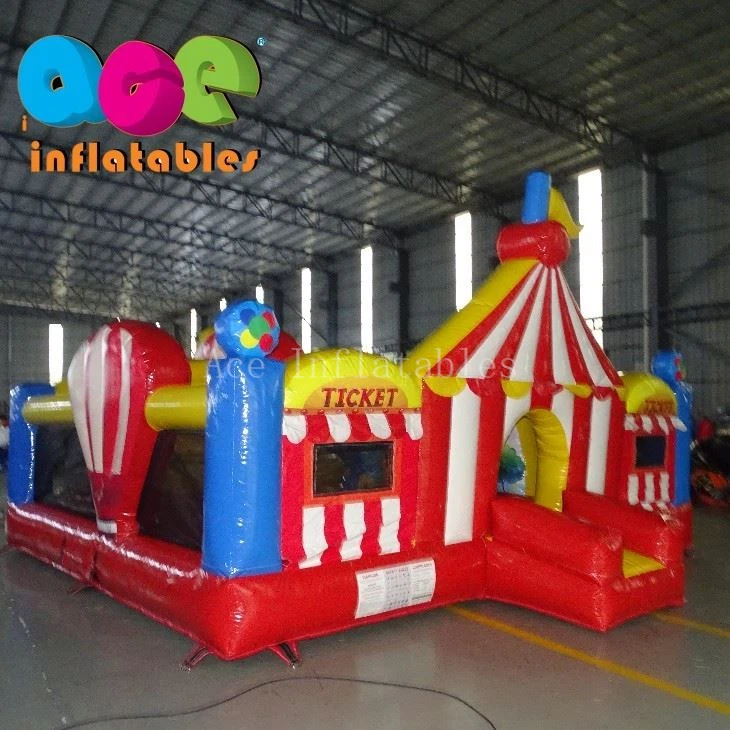 Carnival theme mini inflatable amusement park2
